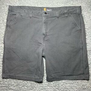Carhartt Shorts Mens 44 Rugged Flex Relxed Fit Work Short Stretch Pockets Belt